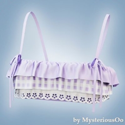 Picnic charm bikini top logo