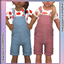 [Toddler] Fruity Overalls  logo