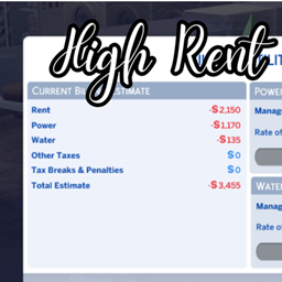 High Rent and Bills