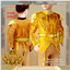 Boy's Asymmetrical Gold Chain Ornate Ceremonial Jacket logo