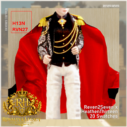 Boy's Ornate Brooch Gold Rope Formal Shirt and Cape project image