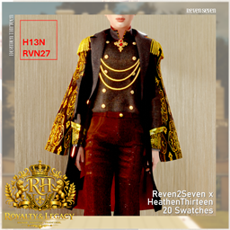Boy's Gold Embroidery Rope Medallion Shirt and Coat project image
