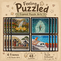 *Feeling Puzzled* Framed Puzzle Arts project image