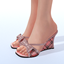 Bow Wedge Sandals logo