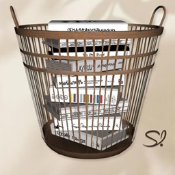 Naturalis Bookcase Basket Simlish Books [RECOLOR]📚 project image