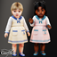 Infant - Soft nautical dress with anchor pocket details logo