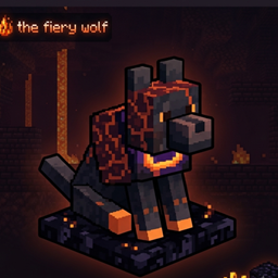 nether fiery wolf companion project image