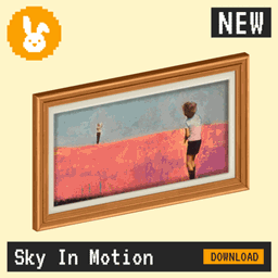 Raster Rabbit: Daily Drop - Sky In Motion | PASSING DISTANCE Genre Collection (3 New Paintings) logo