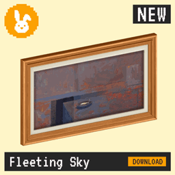 Raster Rabbit: Daily Drop - Fleeting Sky | PASSING DISTANCE Still Life Collection (3 New Paintings) logo