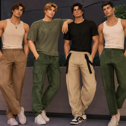 MEN PANT SET / 4 ITEMS logo
