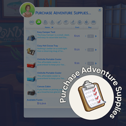 ⛺ Purchase Adventure Supplies project image