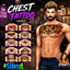 Chest tattoo by Pyanett logo