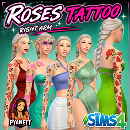New rose tattoo By Pyanett project image