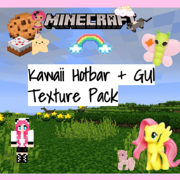 Kawaii cute gui and hot bar logo
