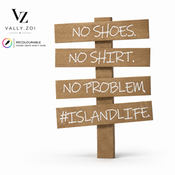Island Life Beach Sign [VZ] project image