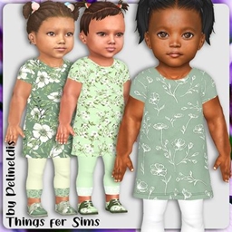 Infants Girls Sage Green Tunic Dresses project image