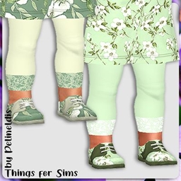 Infants Girls Sage Green Lace Ups project image