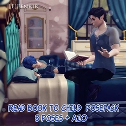 [F] Parent & Child Reading Posepack project image