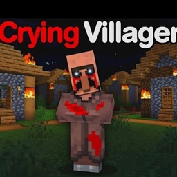 The crying Villager logo