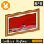 Raster Rabbit: Daily Drop - Endless Highway | PASSING DISTANCE Abstract Collection (3 New Paintings) logo