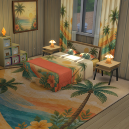 Sun-Kissed Paradise Collection FULL BED ROOM (BASE GAME) project image