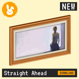 Raster Rabbit: Daily Drop - Straight Ahead | PASSING DISTANCE Portrait Collection (3 New Paintings) logo