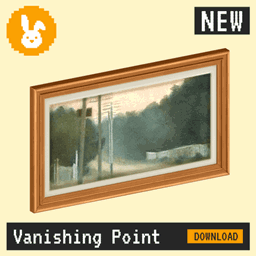 Raster Rabbit: Daily Drop - Vanishing Point | PASSING DISTANCE Landscape Collection (3 New Paintings) logo