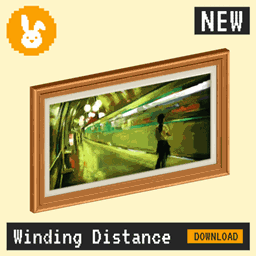 Raster Rabbit: Daily Drop - Winding Distance | PASSING DISTANCE Genre Collection (3 New Paintings) logo