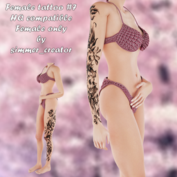 Female tattoo #7 project image