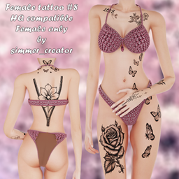 Female tattoo #8 project image