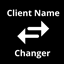 Client name changer logo