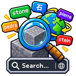 multi language search logo