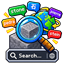 multi language search logo