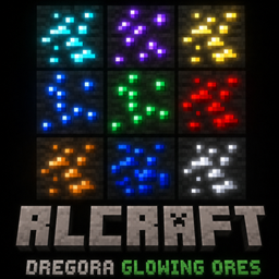 Glowing Ores for RLcraft Dregora logo