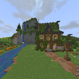 cottage-core survival house