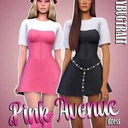 Pink Avenue Dress logo