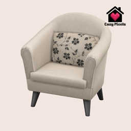 Black Petal Armchair project image