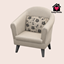 Black Petal Armchair logo