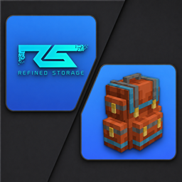 Sophisticated Backpacks RS Bridge | Quick Deposit into Refined Storage Networks logo