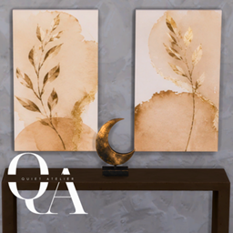Quiet Atelier - Golden Herbarium logo