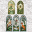 Stained Glass Window Sticker 5 Pack No.4 logo