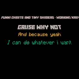 Funni Cheats & Shaders + Workin Xray