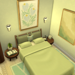 Dark Wood & Green Bedroom project image