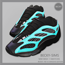 BECKYSIMS-BOOST 700V3 Emissive Edition male logo
