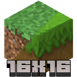 Texture Pack 16x16: @-POMTIC logo