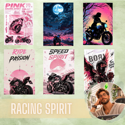 Racing Spirit Wall Art logo
