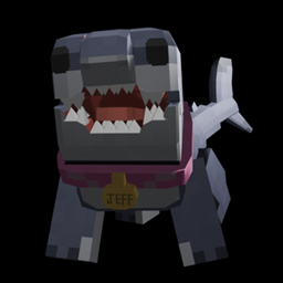 Jeff the Land Shark logo