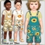 Toddler Fall Pumpkin Short Overalls logo