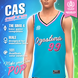 IDxA Basketball Jersey for Men Vice City project image