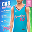 IDxA Basketball Jersey for Men Vice City logo